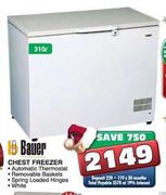 Bauer Chest Freezer-310Ltr