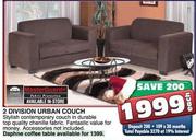 2 Division Urban Couch-each 
