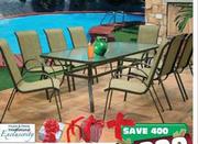 House & Home International Exclusively 9 Piece Santa Cruz Patio Suite