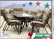 House & Home International Exclusively 7 Piece Delmar Patio Suite