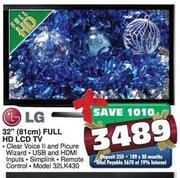 LG 32" (81cm) Full HD LCD TV