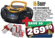Bauer CD Boombox