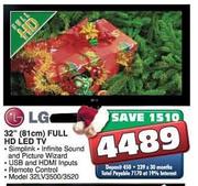 LG 32" (81cm) Full HD LED TV
