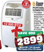 Bauer Portable Air Conditioner-KYD32A