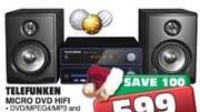 Telefunken Micro DVD HiFi-TMD400