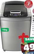 LG Silver Top Load Washing Machine-16kg (T1603ADP6)