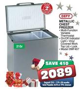 Defy Metallic Chest Freezer-210Ltr
