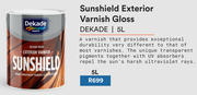 Dekade Sunshield Exterior Varnish Gloss-5L