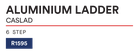 Caslad Aluminium Ladder 6 Step