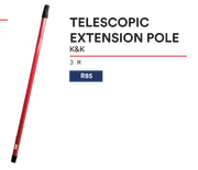 K&K Telescopic Extension Pole 3m