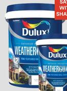 Dulux Weatherguard Fine Textured (Standard Colours)-20L