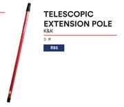 K&K Telescopic Extension Pole 3m