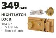 Yale Night Latch Lock-Each