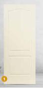 Deep Moulded Door (2 Panel Classique)-813 x 2032mm Each