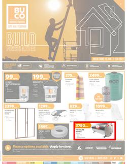 BUCO : Build Possibilities (25 January - 12 February 2022) | Valid In Hammanskraal, Lethlabile, Acornhoek, Giyani, Jane Furse, Polokwane Rissik, Shayandima, page 1