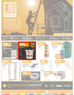 BUCO : Build Possibilities (25 January - 12 February 2022) | Valid In Hammanskraal, Lethlabile, Acornhoek, Giyani, Jane Furse, Polokwane Rissik, Shayandima, page 1