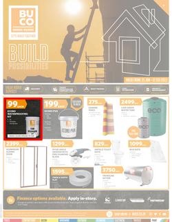 BUCO : Build Possibilities (25 January - 12 February 2022) | Valid In Hammanskraal, Lethlabile, Acornhoek, Giyani, Jane Furse, Polokwane Rissik, Shayandima, page 1