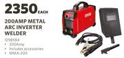 Ryobi 200Amp Metal Arc Inverter Welder MMA-200