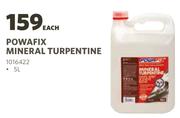 Powafix Mineral Turpentine-5L Each