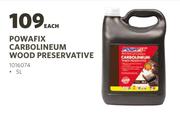 Powafix Carbolineum Wood Preservative-5L Each