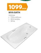 Mya Bath 1700 x 695mm 