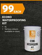 Econo Waterproofing Kit-5L Each