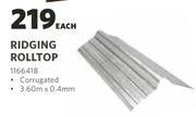 Ridging Rolltop-Each