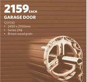 Garage Door 2450 x 2100mm-Each