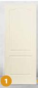 Deep Moulded Door (2 Panel Classique) 813 x 2032mm-Each
