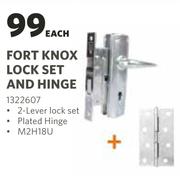 Fort Knox Lock Set And Hinge-Each