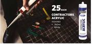 Alcolin Contractors Acrylic (White)-260ml Each