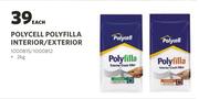Polycell Polyfilla Interior/Exterior-2Kg Each