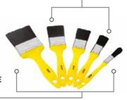 Academy Bee 5 Piece Paint Brush Set-Each