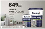 Duram 20L Wall & Ceiling (White)-Each