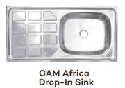 CAM Africa Drop-In Sink-750 x 400mm Each