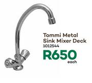 Tommi Metal Sink Mixer Deck-Each