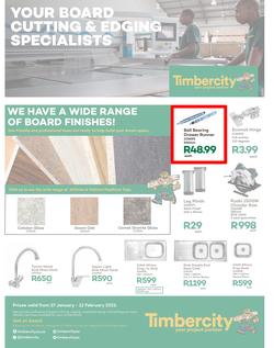 Timbercity : Your Board Cutting And Edging Specialists (27 January - 12 February 2022), page 1