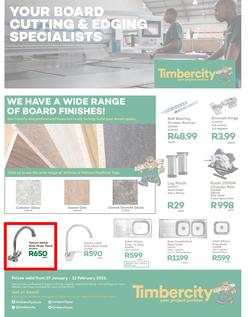 Timbercity : Your Board Cutting And Edging Specialists (27 January - 12 February 2022), page 1