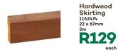 Hardwood Skirting 3m-22 x 67cm Each