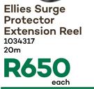 Ellies Surge Protector Extension Reel 20m-Each