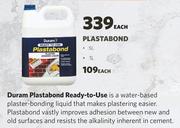 Duram Plasta Bond Ready To Use-5L Each