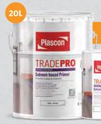 Plascon Tradepro Solvent Based Primer White-20L Each