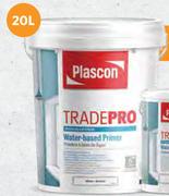 Plascon Tradepro Water Based Primer White-20L Each
