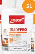 Plascon Tradepro Brilliant Sheen White-5L Each
