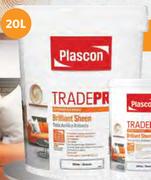 Plascon Tradepro Brilliant Sheen White-20L Each
