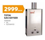 Totai Gas Geyser-Each