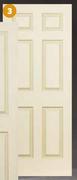 Buco Deep Moulded Door (6 Panel)-Each