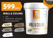 Buco Wall & Ceiling-20Ltr Each