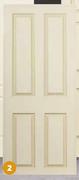 Buco Deep Moulded Door (4 Panel)-Each