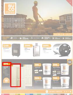 BUCO : Hardware Buildware (22 June - 10 July 2022) | Valid In Athlone, Bergvliet, Blackheath, Bloemfontein, Brackenfell, Brits, Burgersfort, Cape Town, Chamdor, Vasco, Claremont, East London, Arcadia, page 1